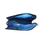 باک موتورسیکلت هوندا کاربراتوری آبی کاستوم شال مشکی - تصویر 3